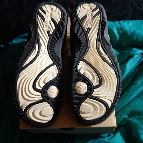 Jsport Black Sandals Size 6.5 - Picture 4 of 4